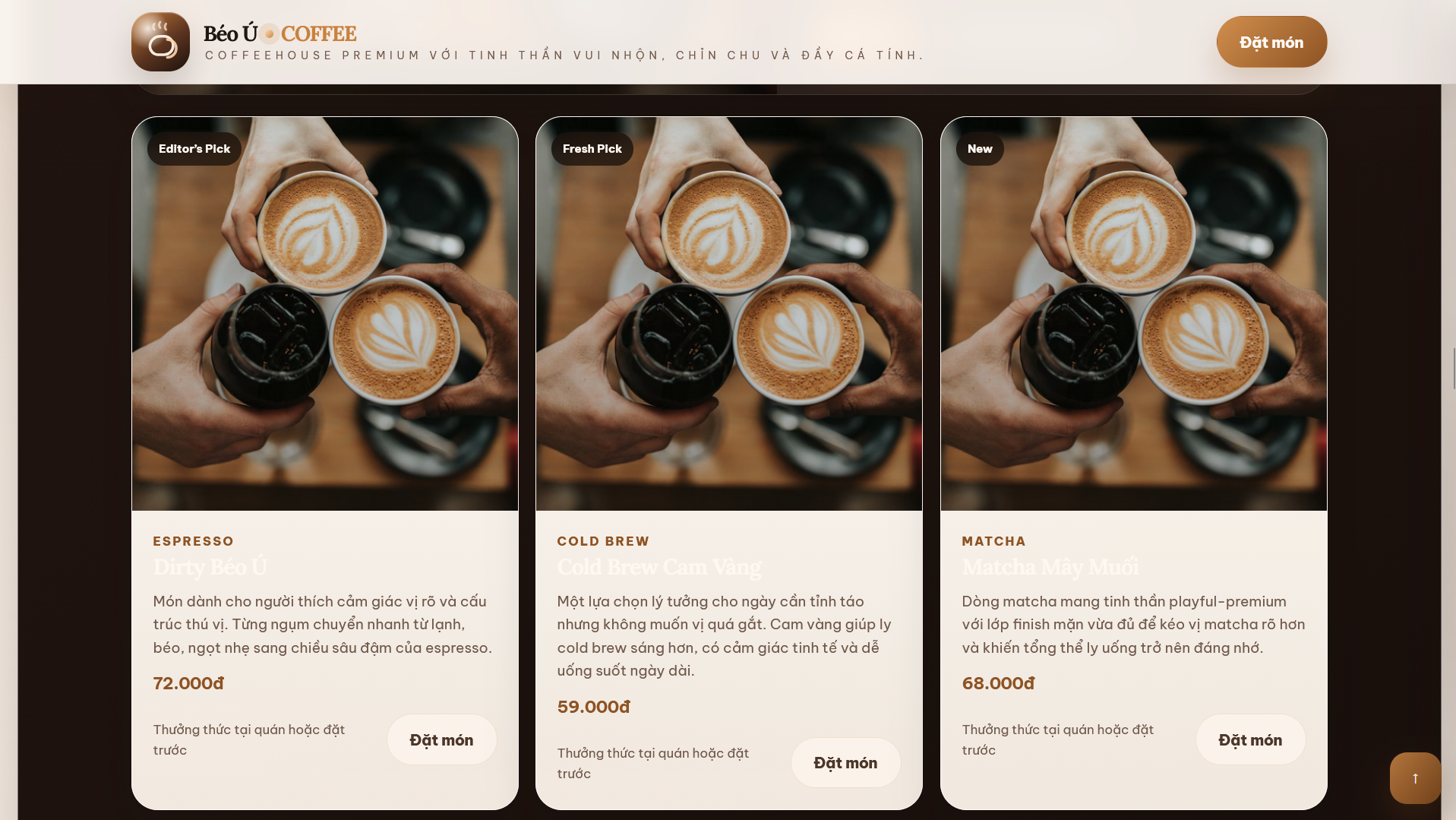 Béo Ú Coffee Playful Premium