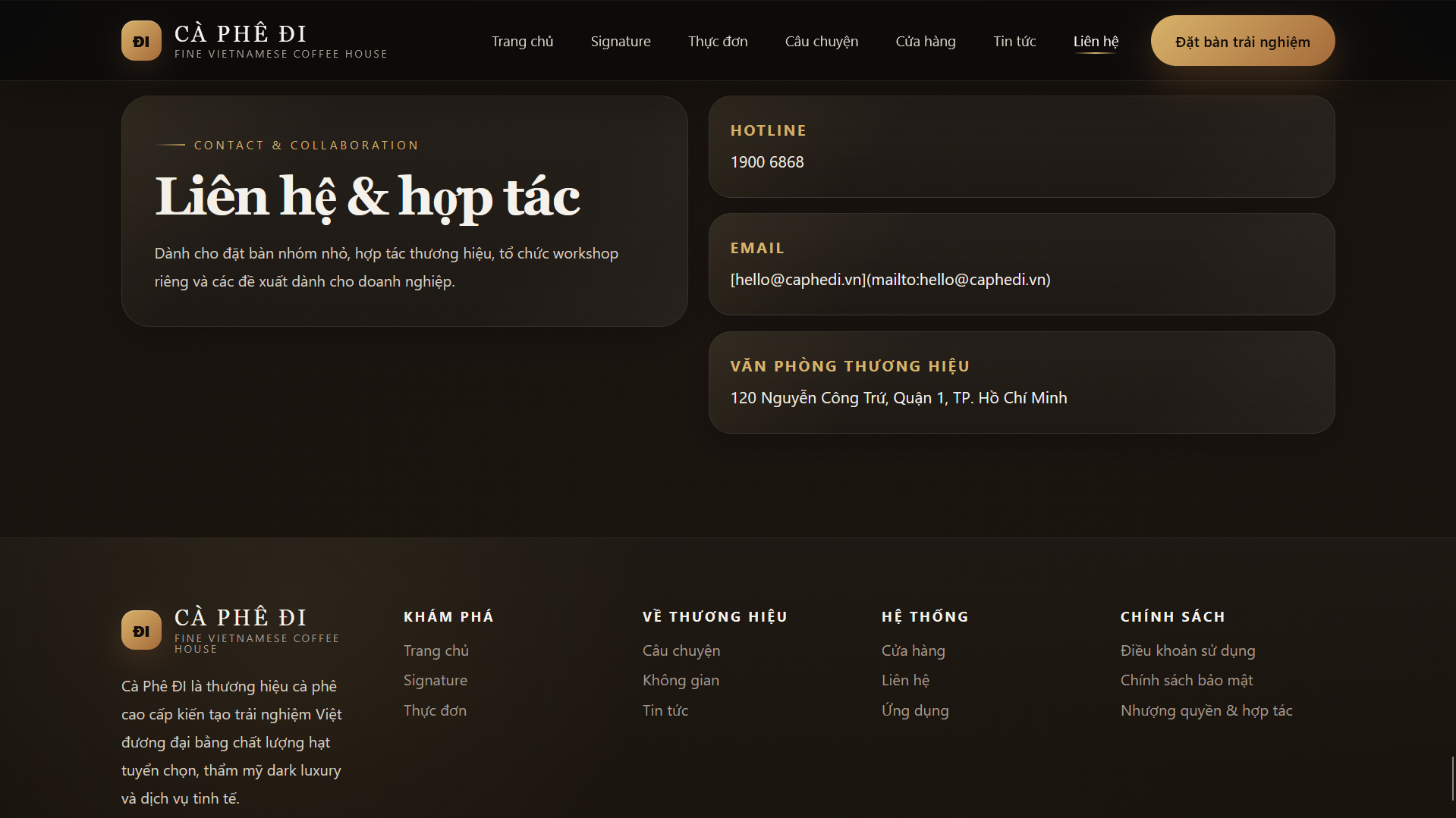 Cà Phê Đi Fine Vietnamese Coffee House