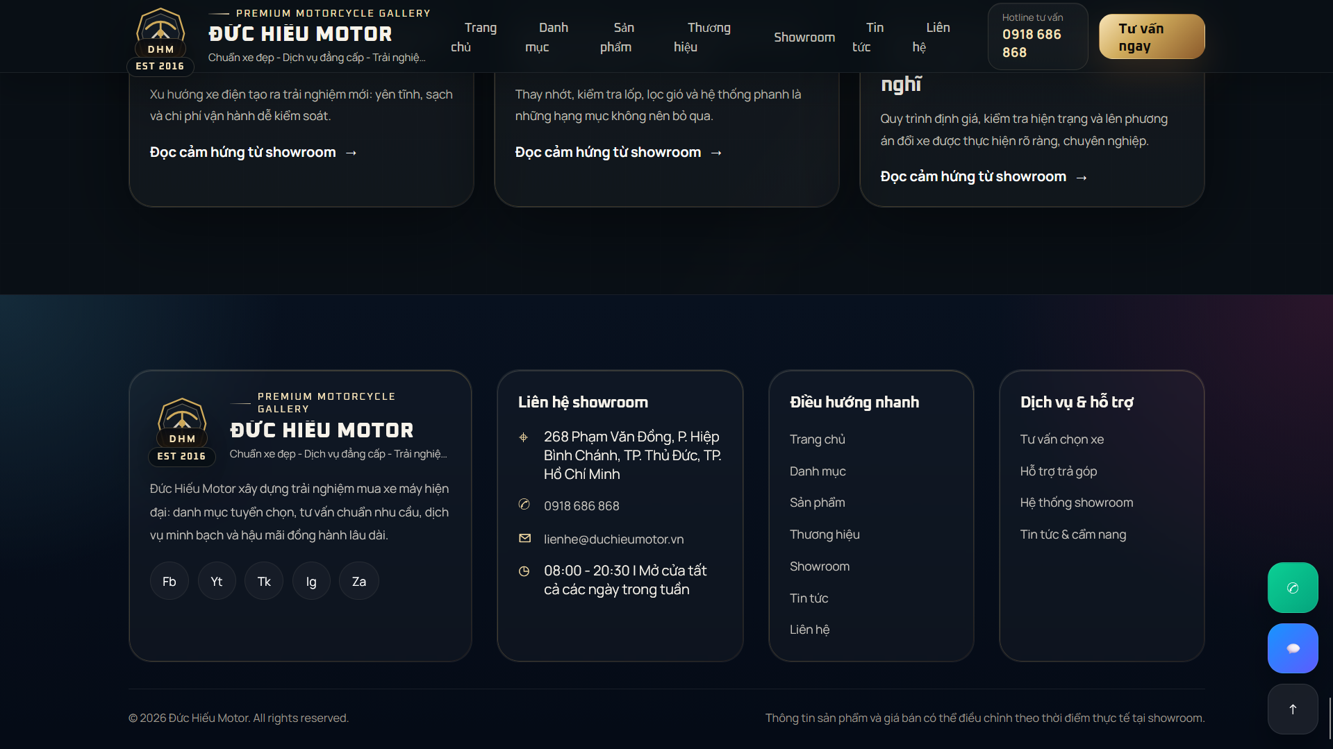 Đức Hiếu Motor Premium Showroom