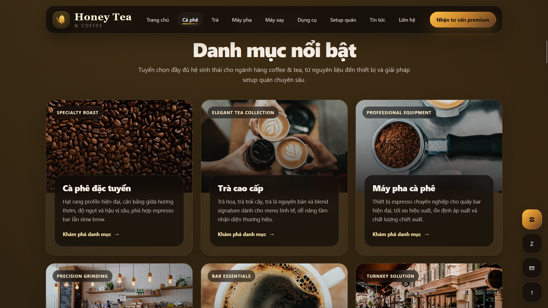 Honey Tea & Coffee Premium Setup