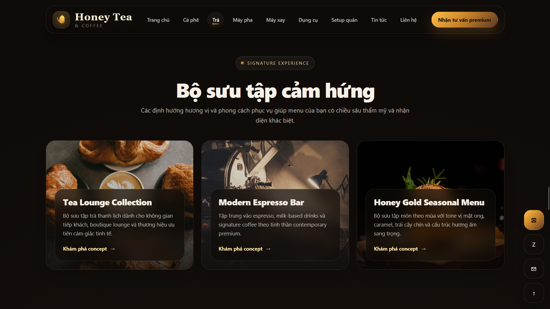 Honey Tea & Coffee Premium Setup
