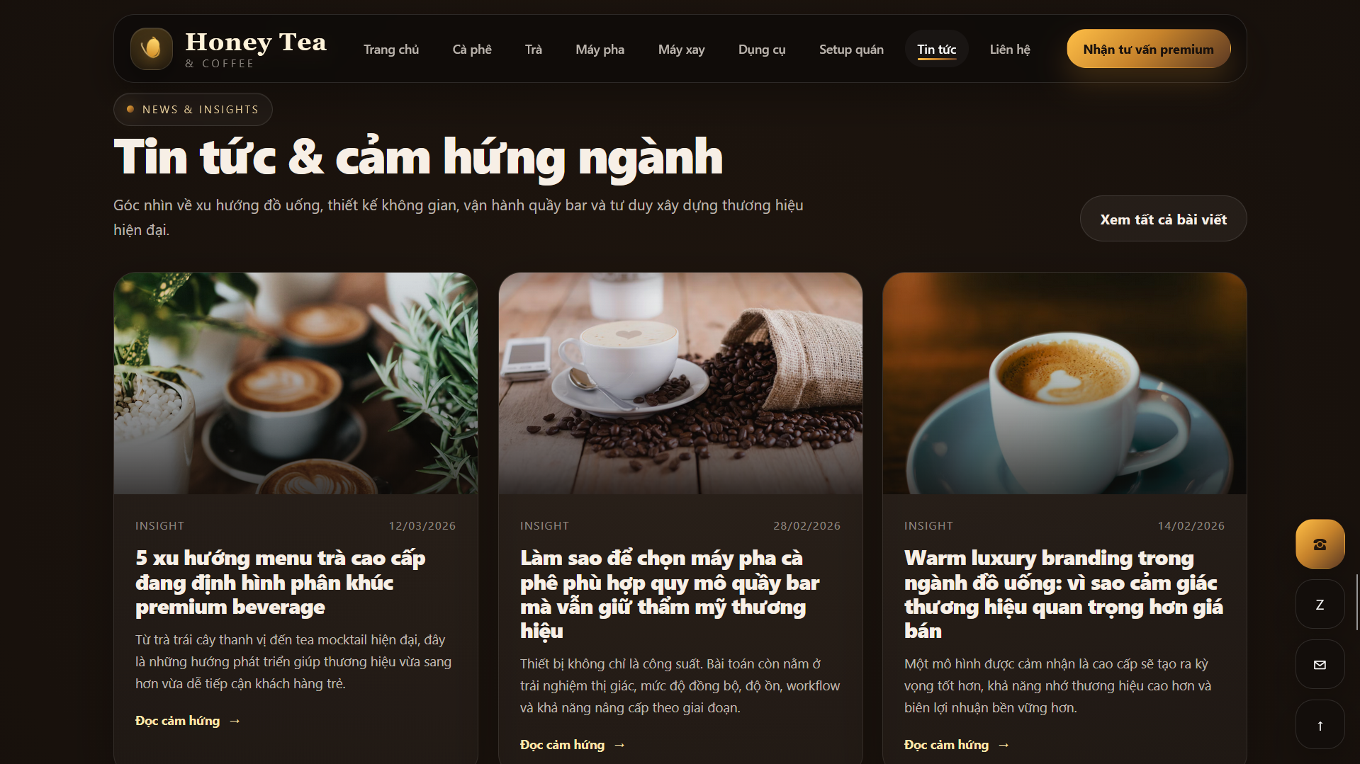 Honey Tea & Coffee Premium Setup