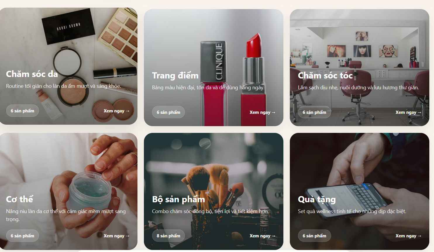 Website Mỹ Phẩm Cao Cấp V1