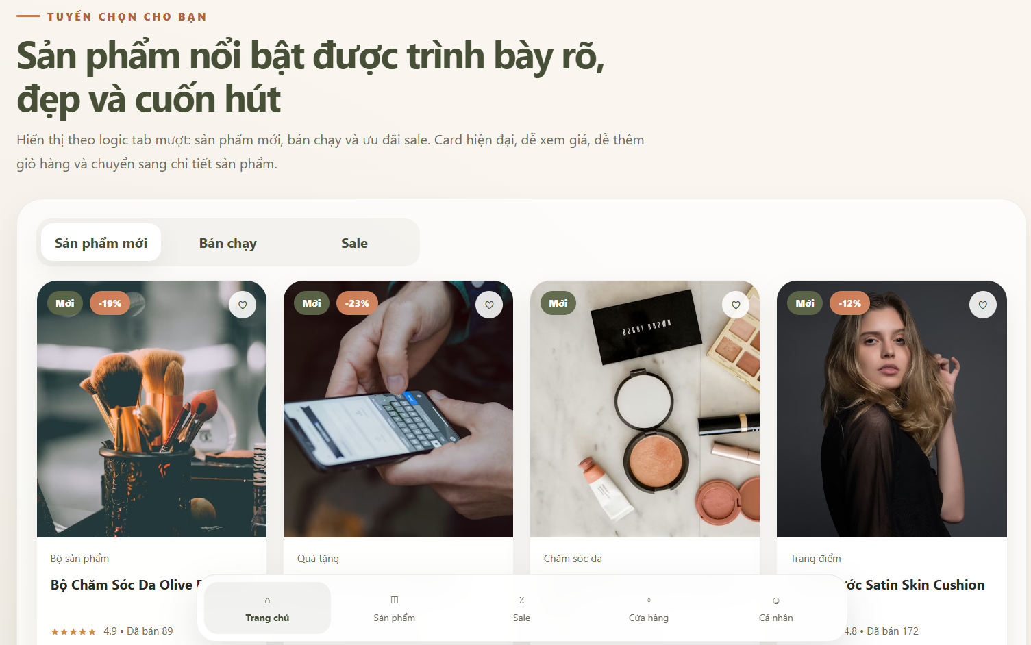 Website Mỹ Phẩm Cao Cấp V1