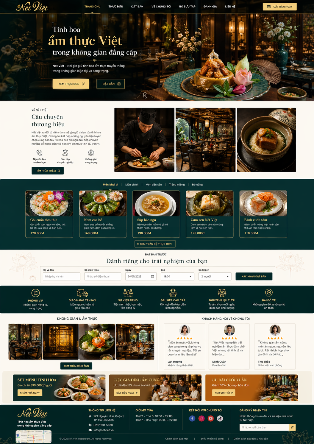 Nhà Hàng Cao Cấp V3