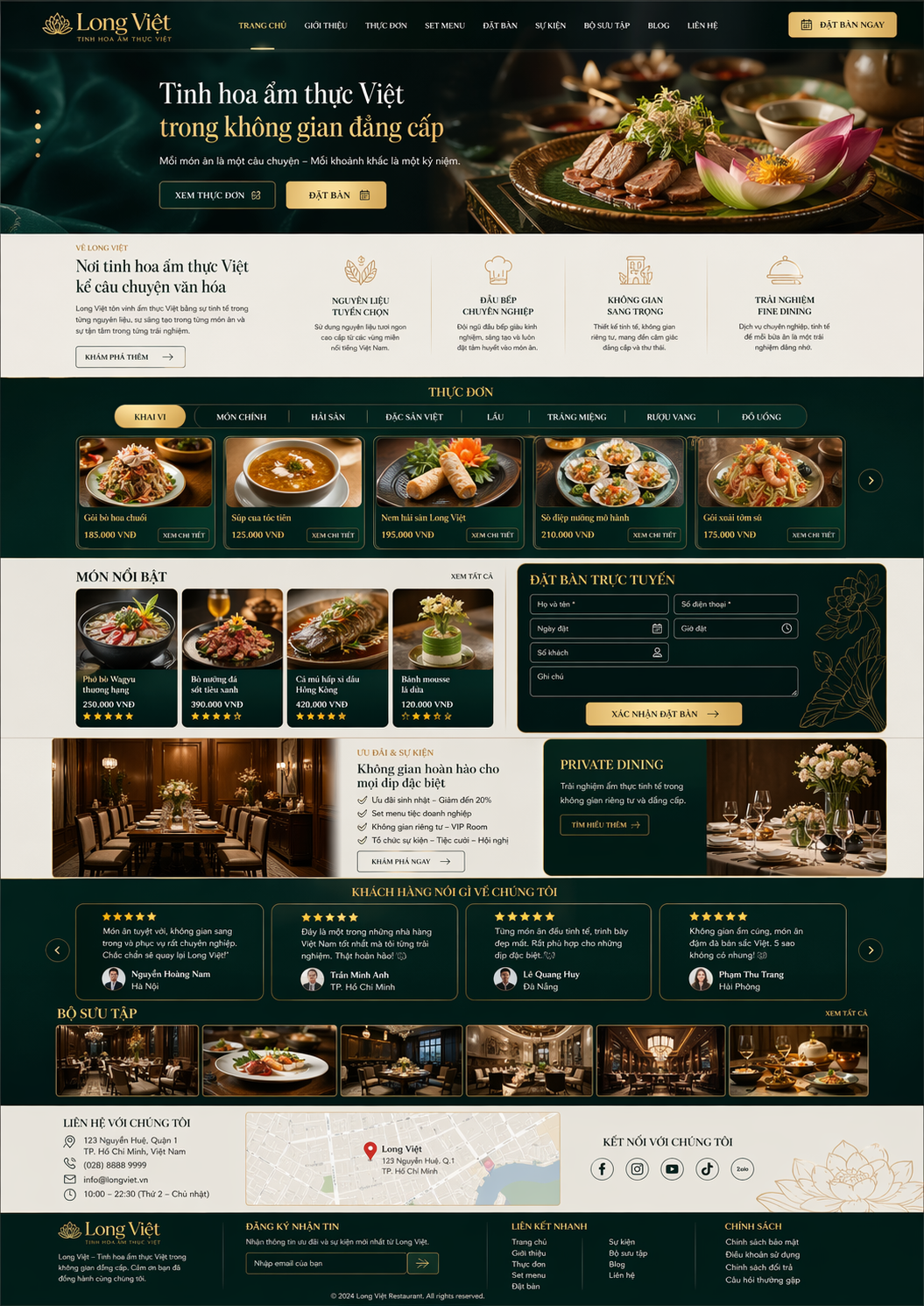 Nhà Hàng Cao Cấp V5