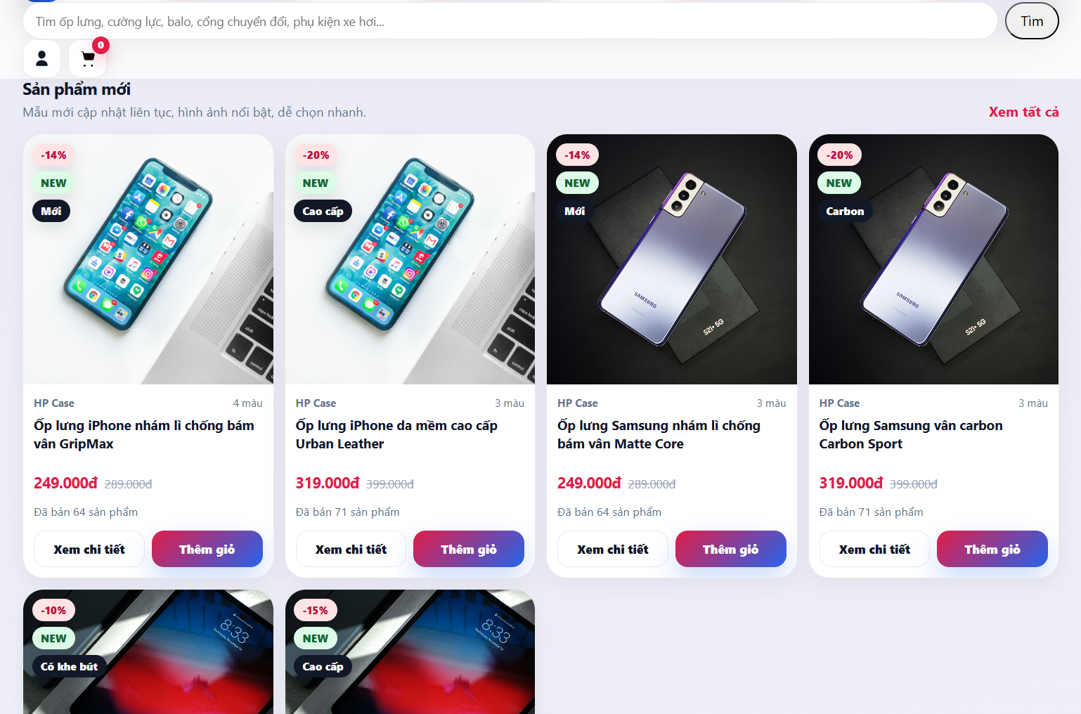 Website Phụ Kiện Công Nghệ V1