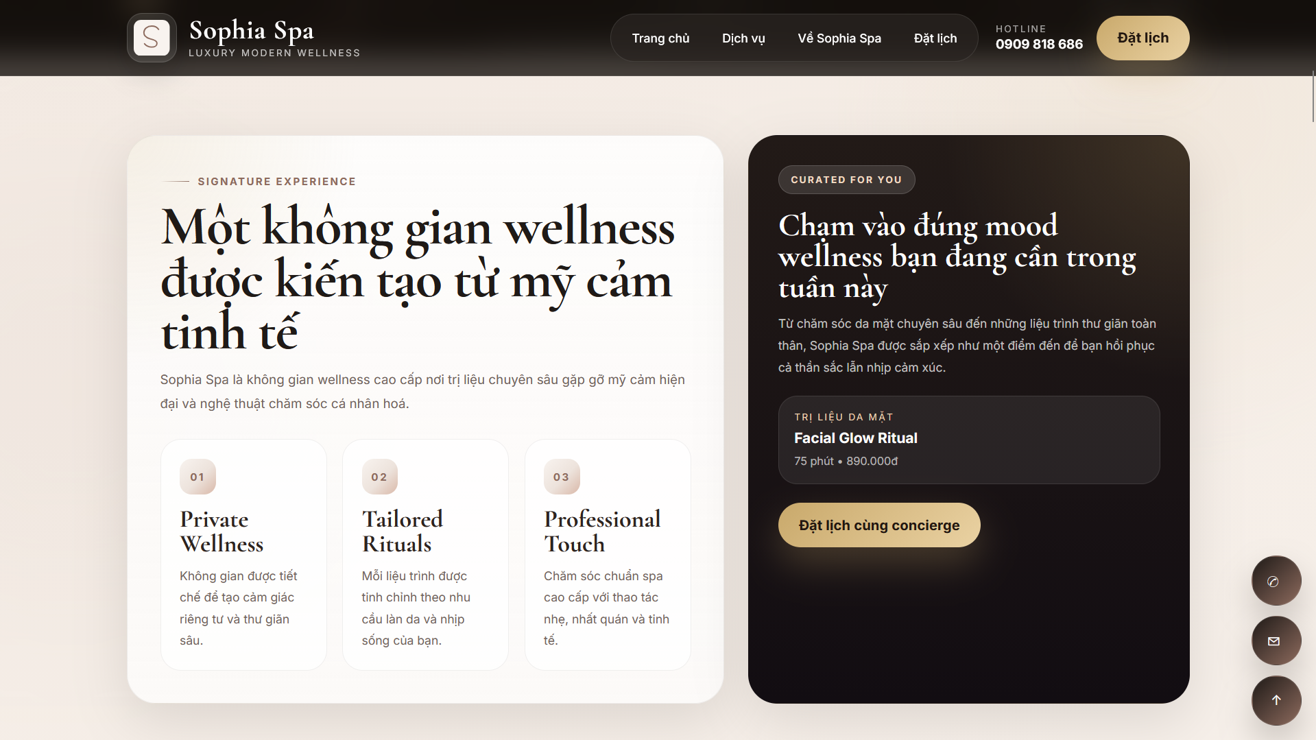 Sophia Spa Luxury Modern Wellness