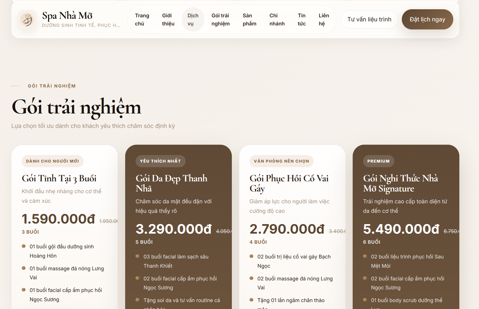 Spa Nhà Mỡ Ritual Care