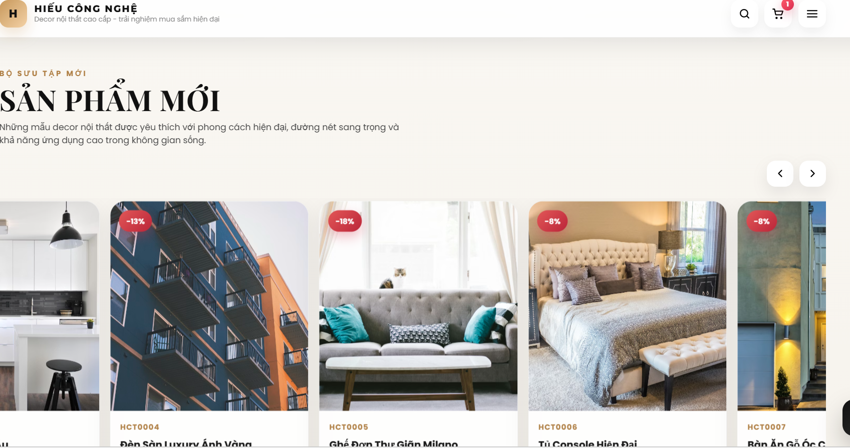 Website Nội Thất Decor V2