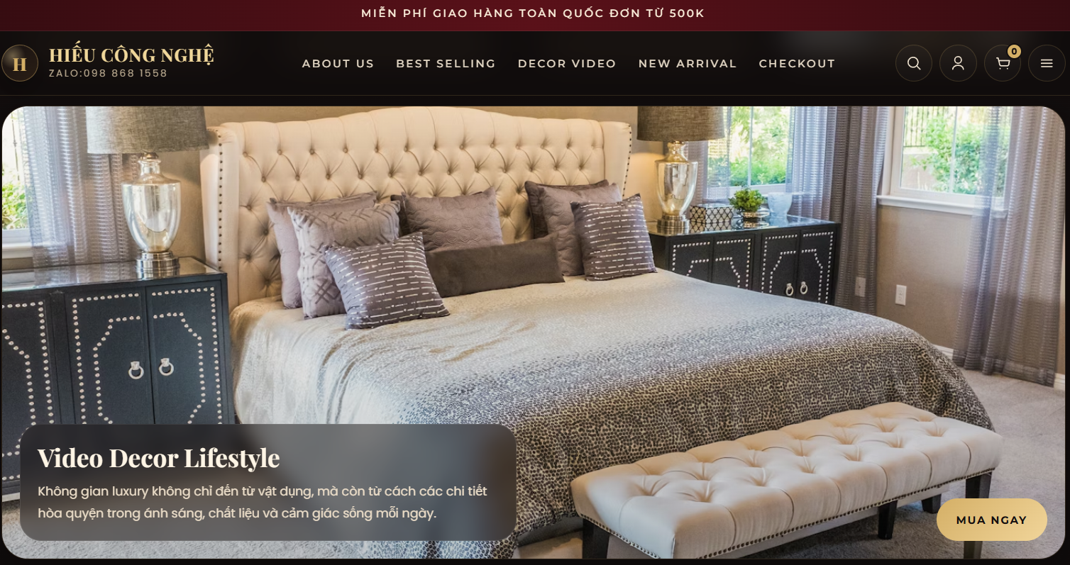 Website Nội Thất Decor V3