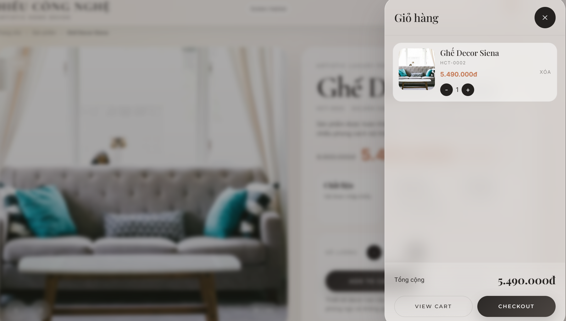 Website Nội Thất Decor V4