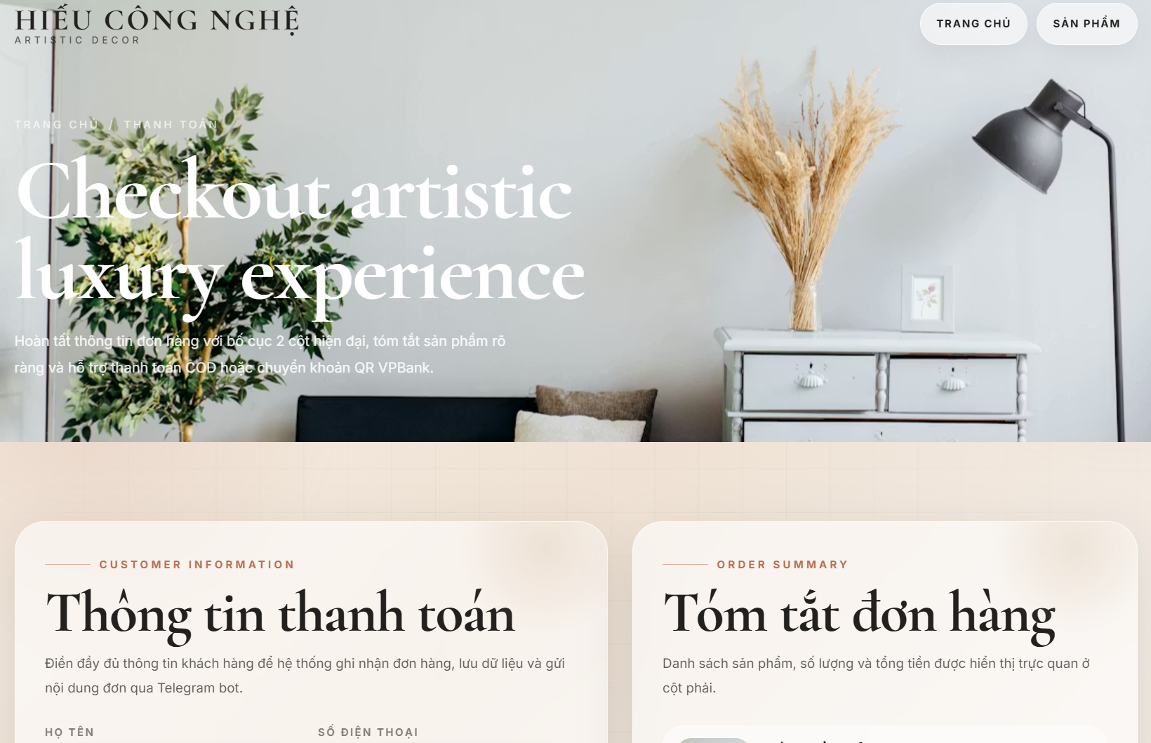 Website Nội Thất Decor V5