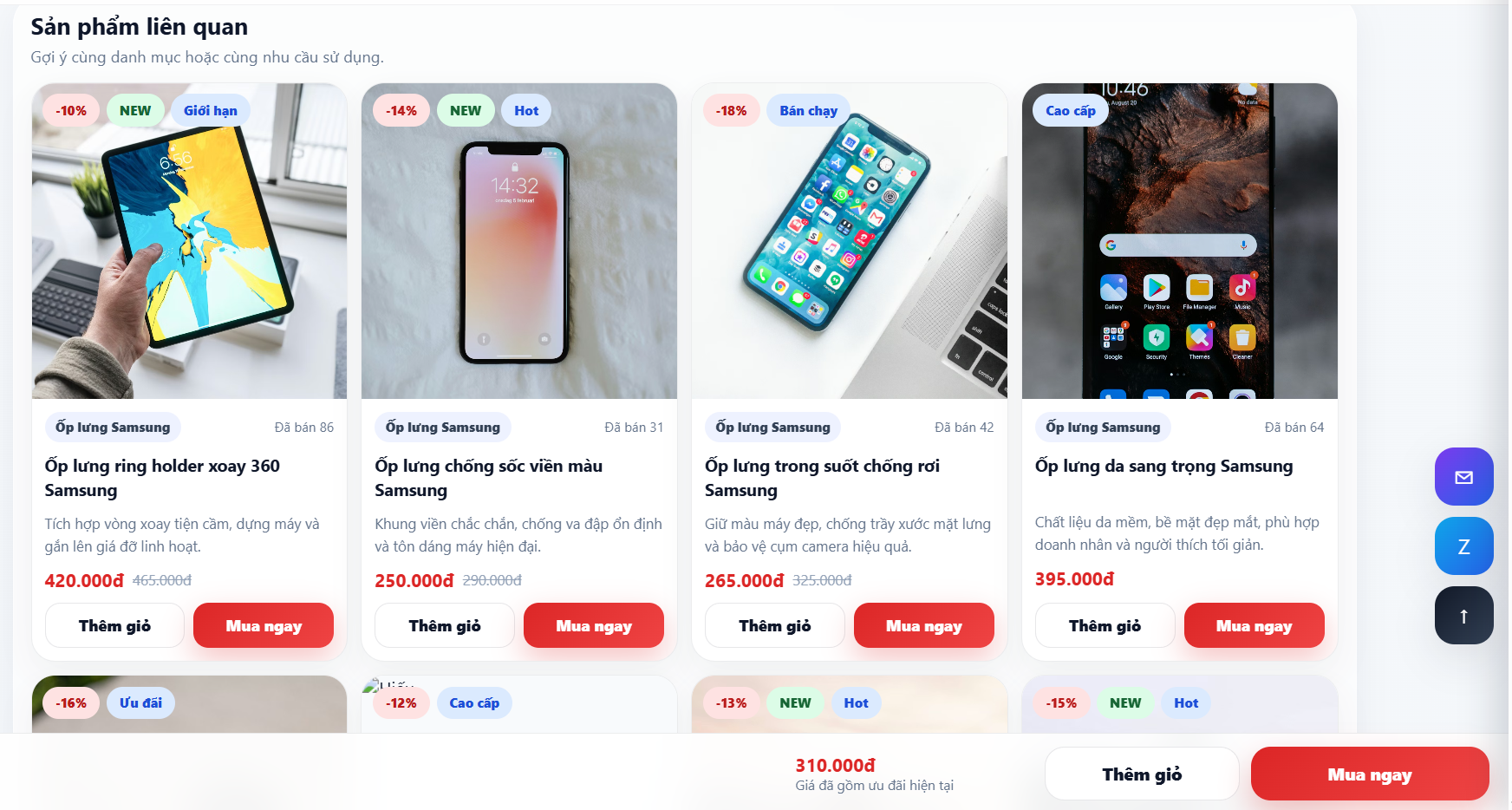 Website Phụ Kiện Công Nghệ V2