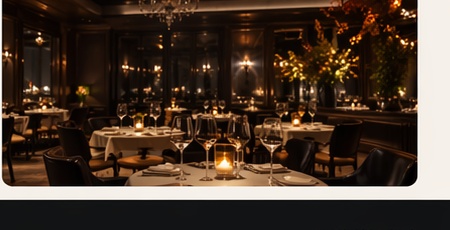 Không gian nhà hàng Alora