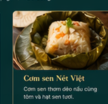 Cơm sen Nét Việt
